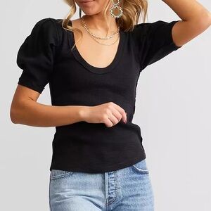 NWT Free People Papaya Tee